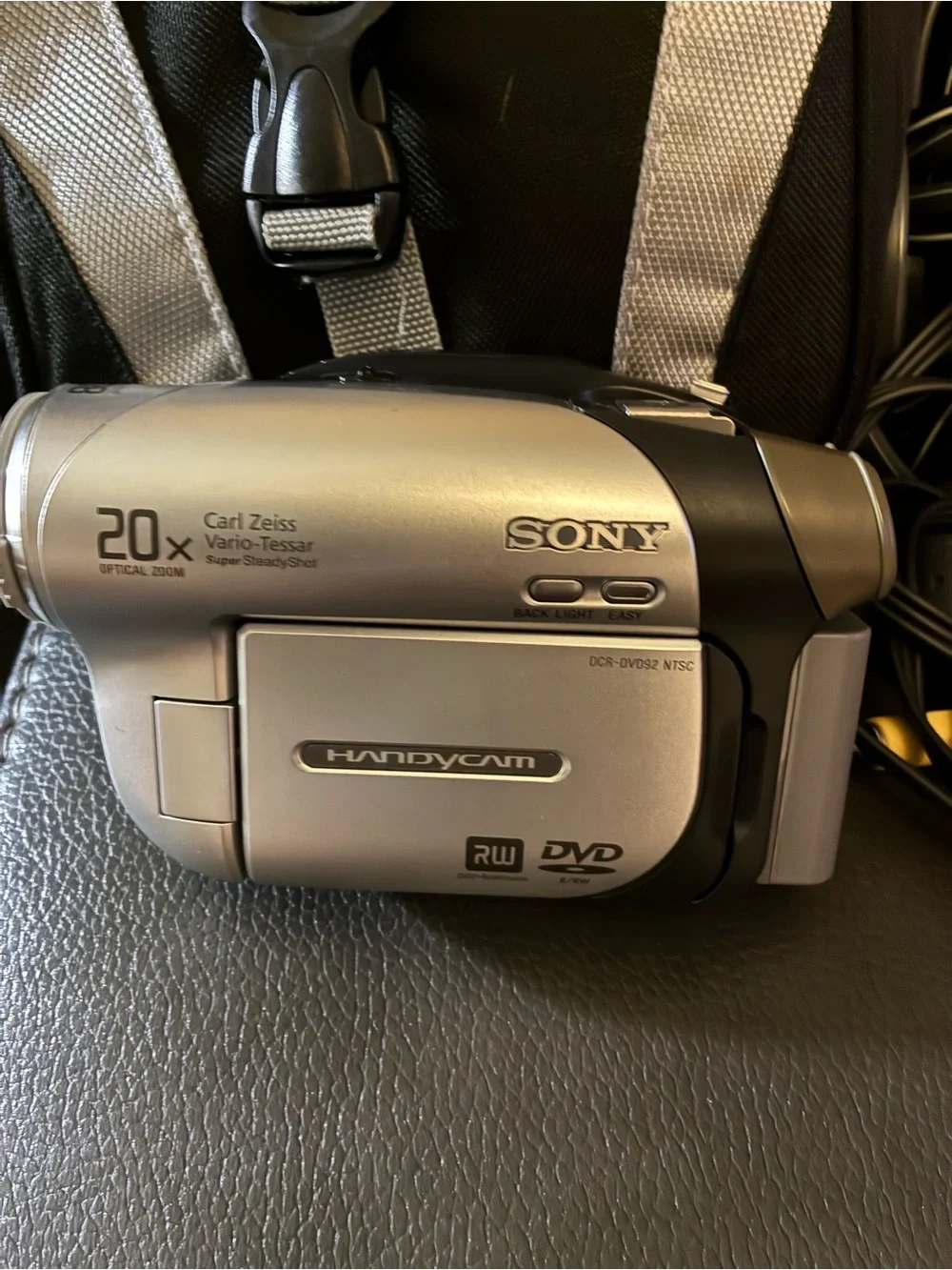 Sony Handycam DRC-DVD 92 Camcorder Bundled with Power Adapter & Carrying Case